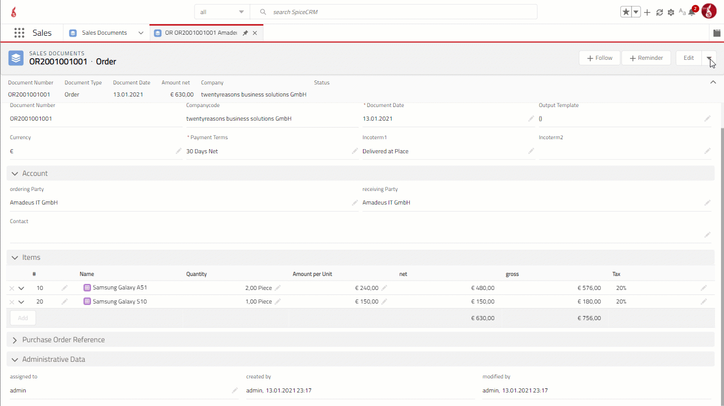 SalesDocs