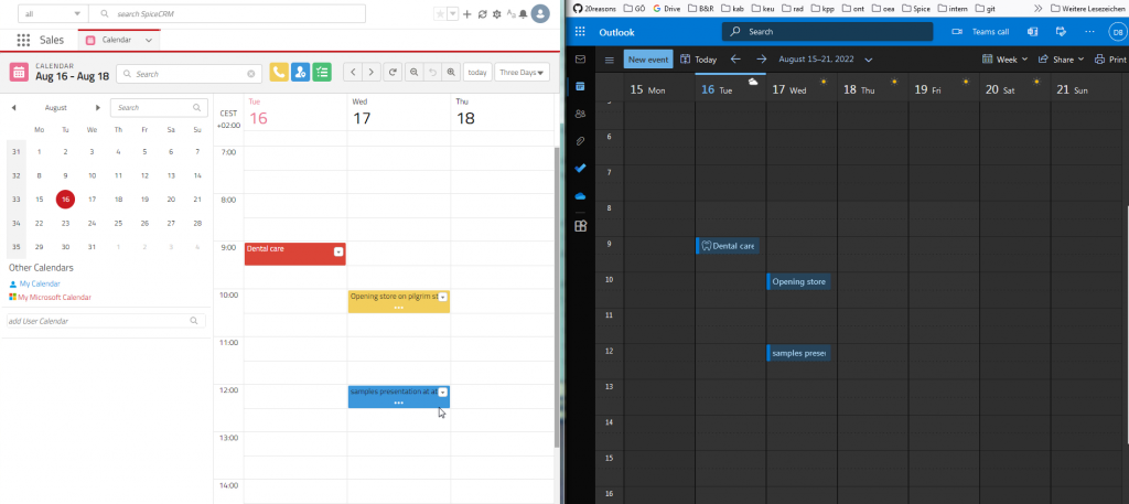 Calendar Synchronization with MS Graph